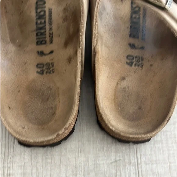 Birkenstock Taupe Triple-Strap Sandals - Picture 11 of 12